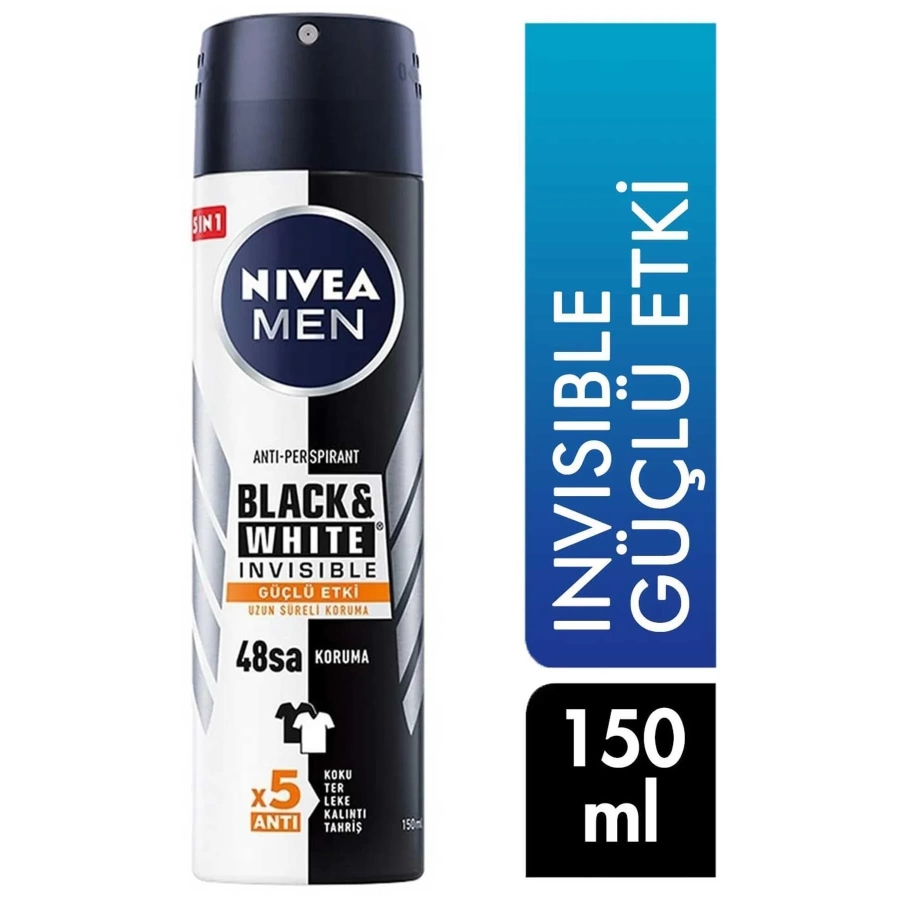 Nivea Deodorant Erkek İnvisible Güçlü Etki 150 Ml