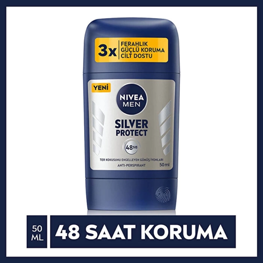 Nivea Men Erkek Stick Deodorant Silver Protect 50 Ml