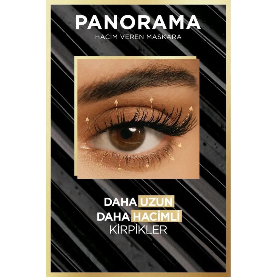 Loreal Paris Panorama Hacim Veren Maskara Siyah