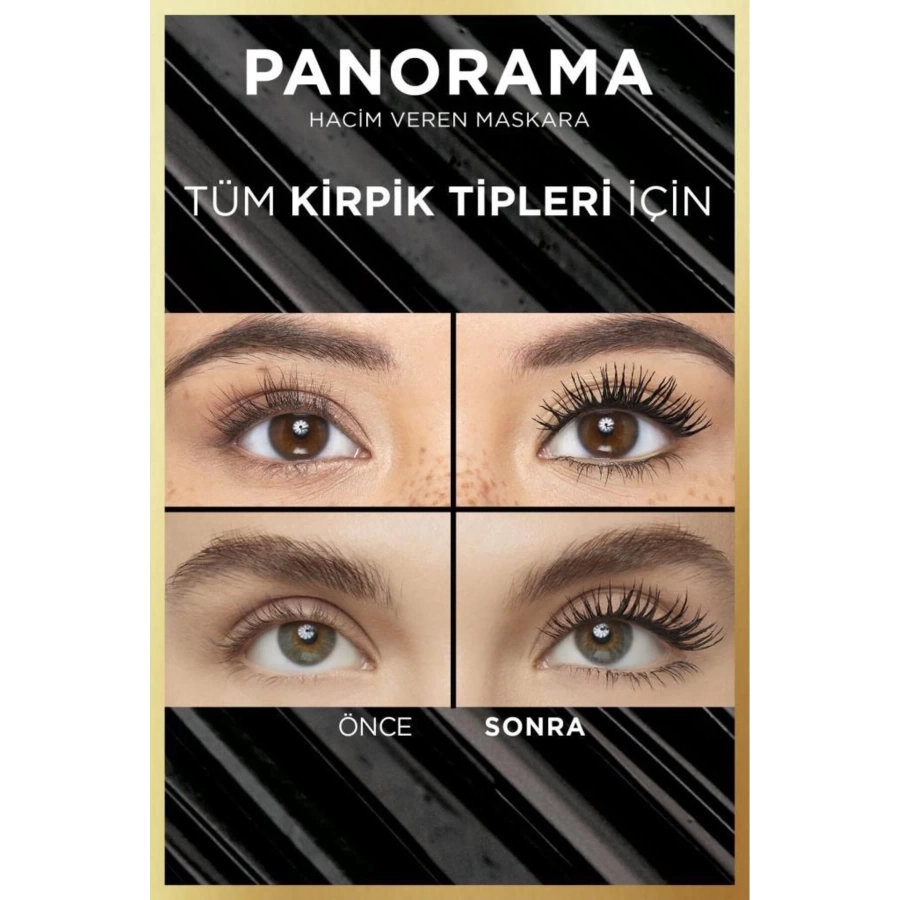 Loreal Paris Panorama Hacim Veren Maskara Siyah