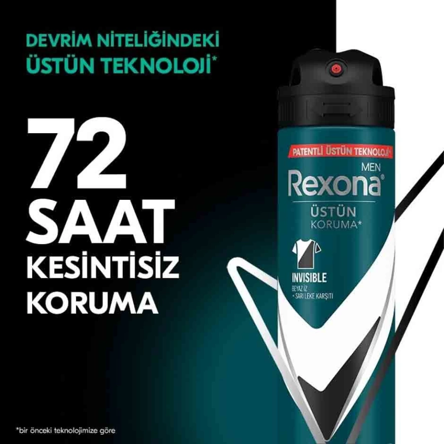 Rexona Deodorant Erkek İnvisible Black White 150 Ml