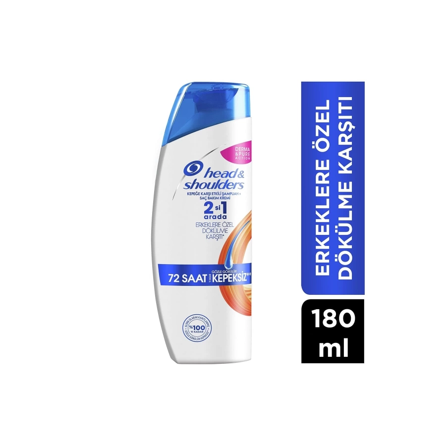 Head&Shoulders Şampuan 2Si1 Arada Erkeklere Özel Dökülme Karşıtı 180 Ml