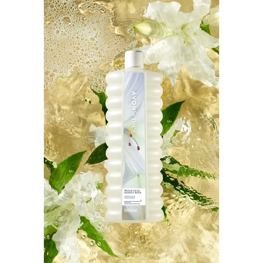 Avon Senses White Lily Banyo Köpüğü 1000 Ml