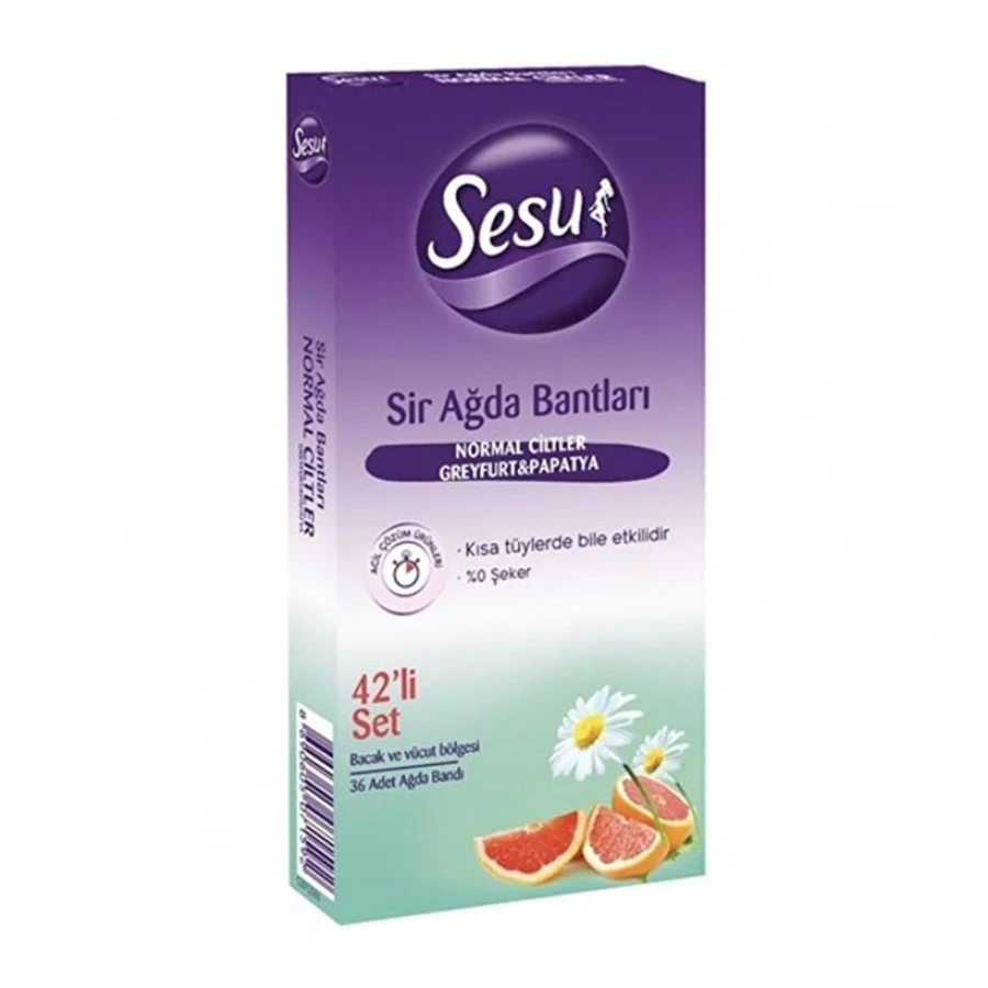 Sesu Ağda Bandı Soft Greyfurtlu 42Li