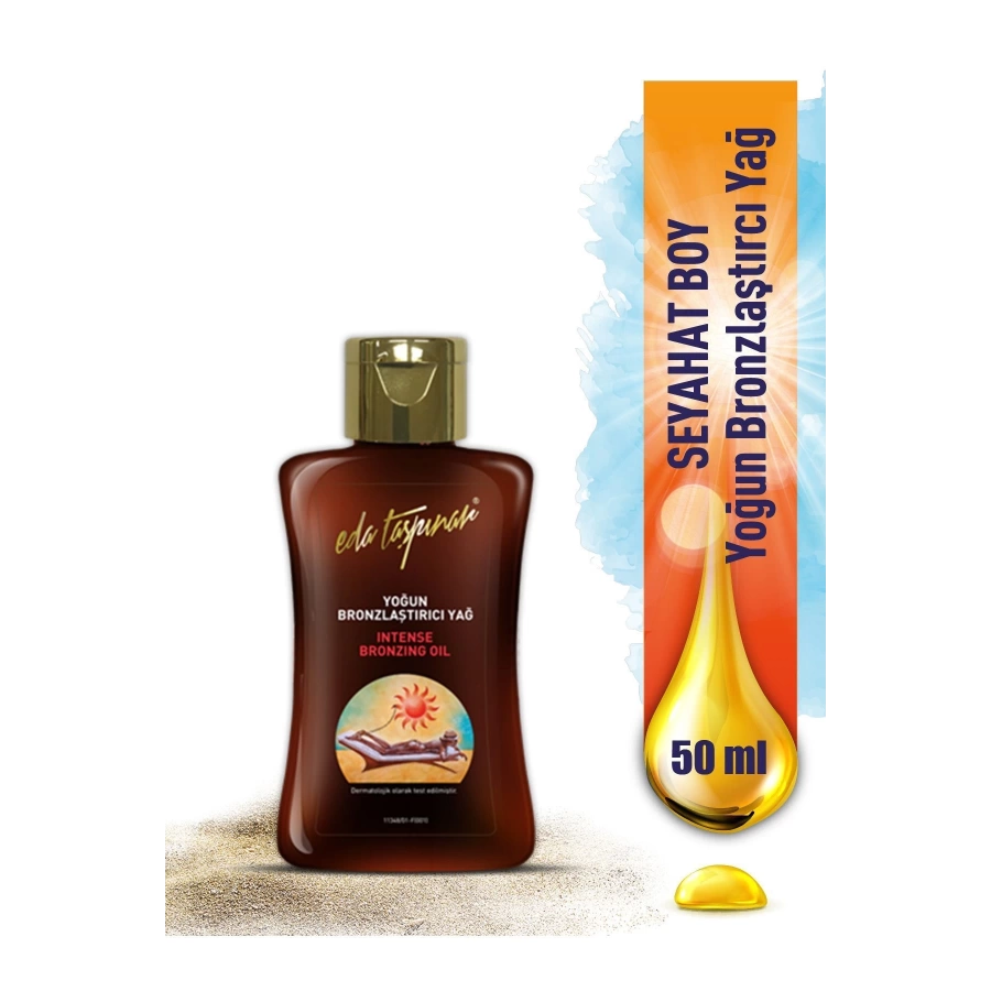 Eda Taşpınar Seyahat Boy Yoğun Bronzlaştırıcı Yağ 50ml.