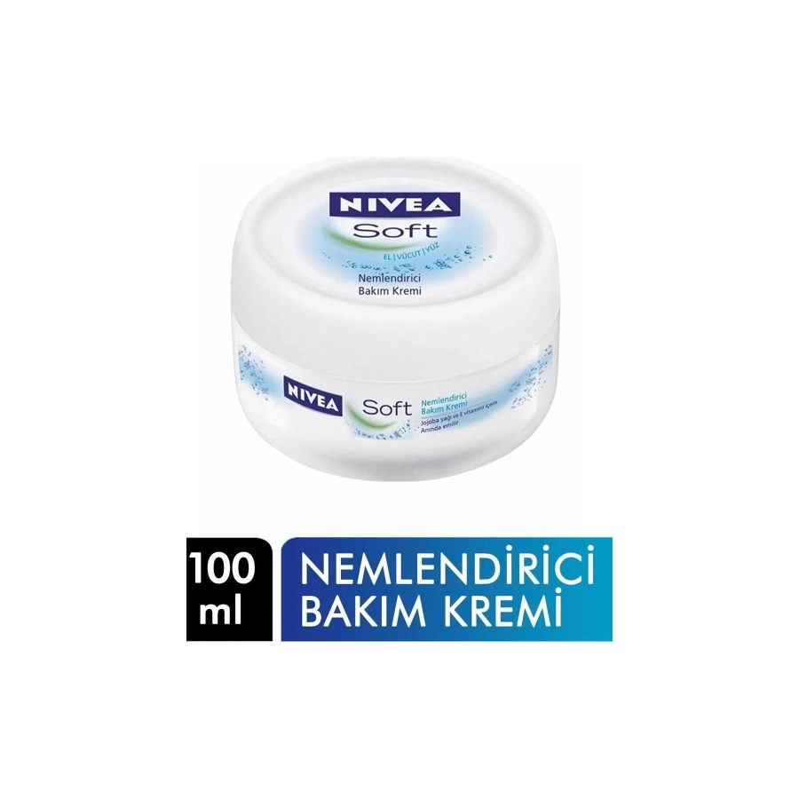 Nivea Soft Bakım Kremi Nemlendirici 100 Ml