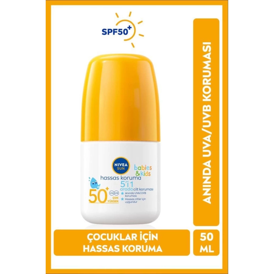 Nivea Sun Bebekler İçin Hassas Koruma Güneş Koruyucu Roll-on 50 Ml