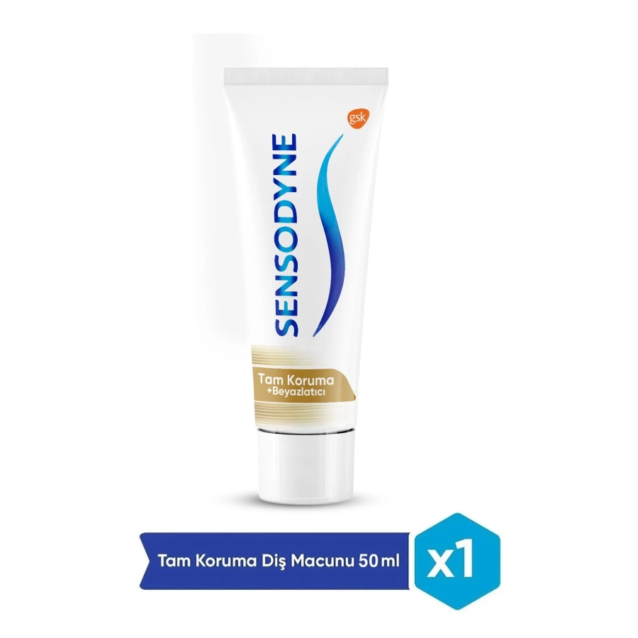 Sensodyne Tam Koruma Beyazlatıcı Diş Macunu 50 Ml