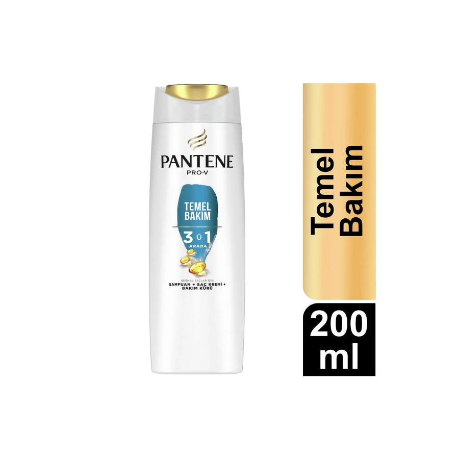 Pantene Temel Bakım 3ü1 Arada Şampuan 200 Ml