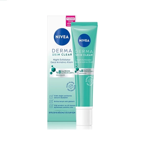 Derma Skin Clear Night Exfoliator 40 Ml