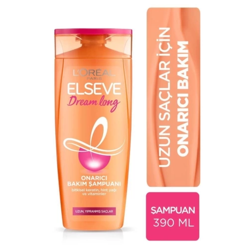 Loreal Paris Elseve Dream Long Onarıcı Bakım Şampuanı 390 Ml