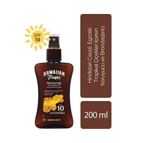 Hawaiian Tropic Koruyucu Ve Bronzlaştırıcı Yağ Spf 10