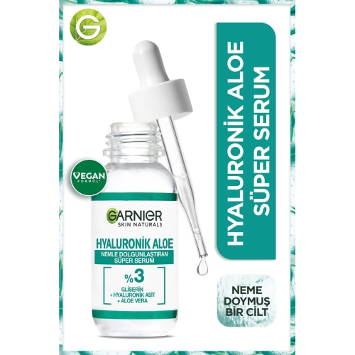 Garnier Hyaluronik Aloe Nemlendirici Ve Dolgunlaştırıcı Süper Serum 30Ml