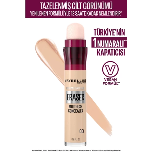 Maybelline İnstant Anti Age Eraser Kapatıcı - 00 İvory