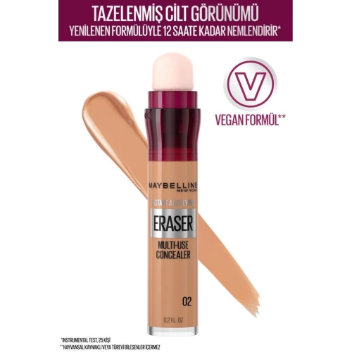 Maybelline İnstant Anti Age Eraser Kapatıcı - 02 Nude