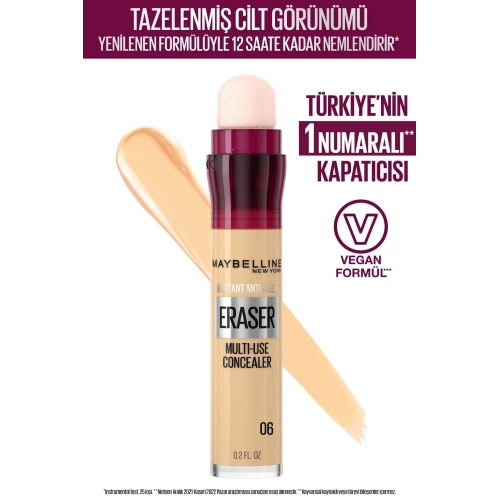 Maybelline İnstant Anti Age Eraser Kapatıcı - 06 Neutralizer