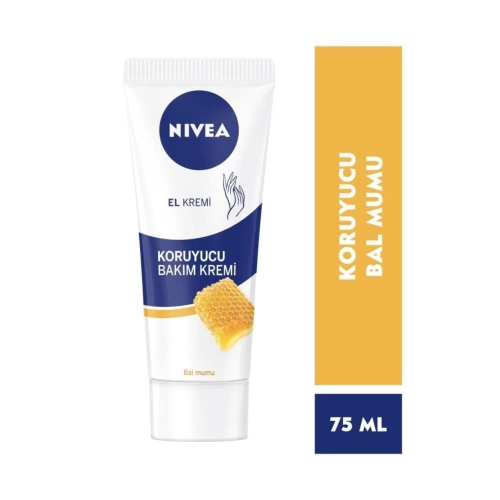 Nivea Koruyucu Bakım El Kremi Bal Mumu Ve Gül Kokusu 75 Ml