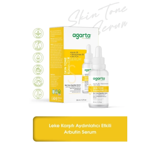 Agarta Leke Karşıtı Cilt Tonu Eşitleyici Arbutin Serum 30 Ml