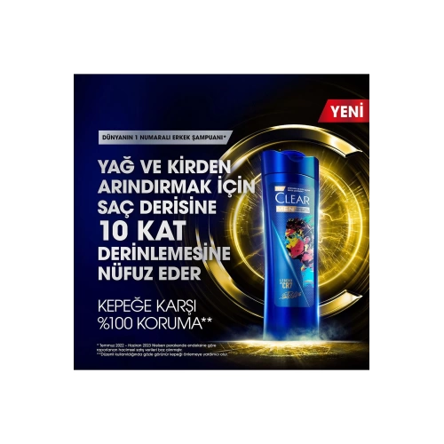 Clear Men Kepeğe Karşı Etkili Şampuan Legend By Cr7 350 Ml