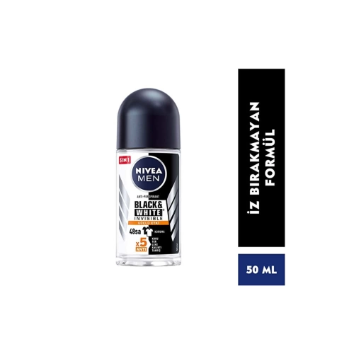 Nivea Menblack & White Roll Onınvisible Güçlü Etki 50 Ml