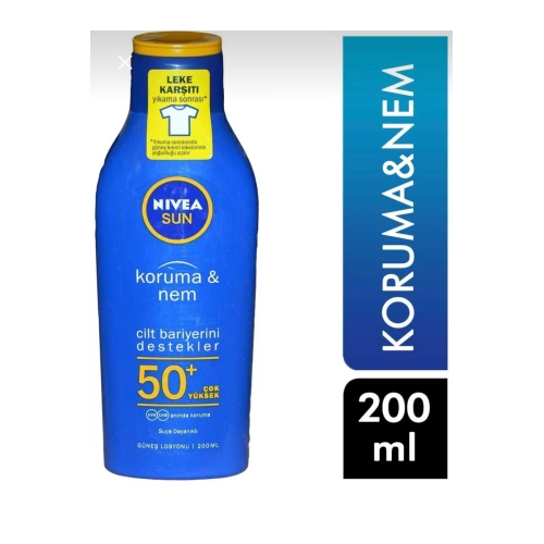 Nivea Sun Koruma & Nem 50+ 200 Ml