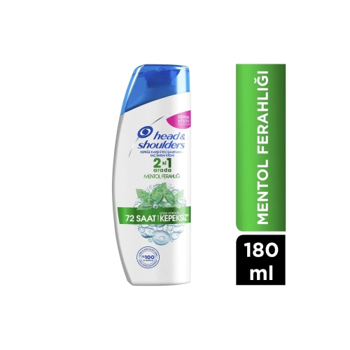 Head&Shoulders Şampuan 2Si1 Arada Mentol Ferahlığı 180 Ml