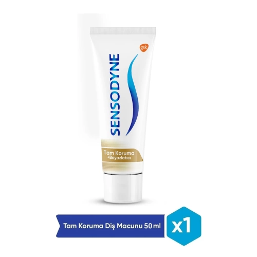 Sensodyne Tam Koruma Beyazlatıcı Diş Macunu 50 Ml