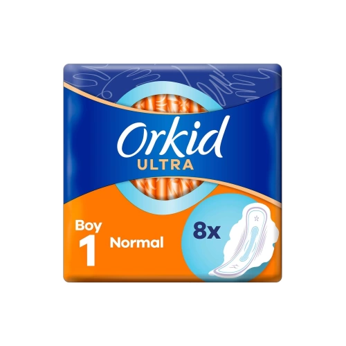 Orkid Ultra Extra Hijyenik Ped Normal Tekli Paket 8Li