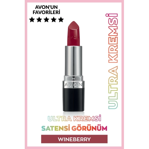 Avon Ultra Kremsi Ruj Wine Berry