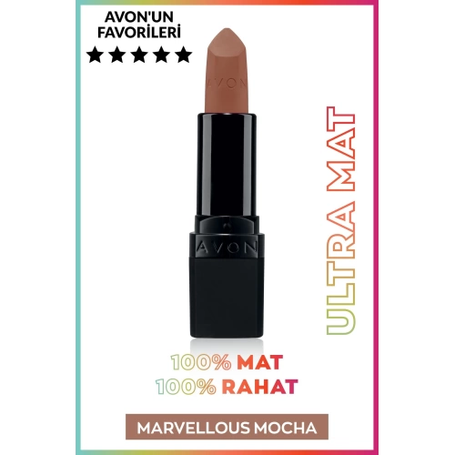 Avon Ultra Mat Ruj Marvellous Mocha