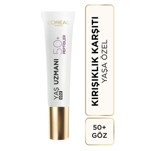 Loreal Paris Yaş Uzmanı 50+ Kırışıklık Karşıtı Yenileyici Göz Kremi 15 Ml