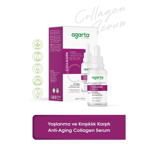 Agarta Yaşlanma Ve Kırışıklık Karşıtı Anti-Aging Kolajen Serum 30 Ml