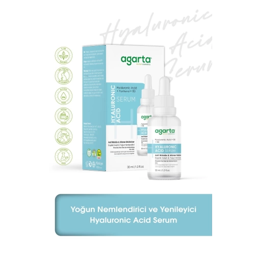 Agarta Yoğun Nemlendirici Ve Yenileyici Hyaluronic Serum 30 Ml