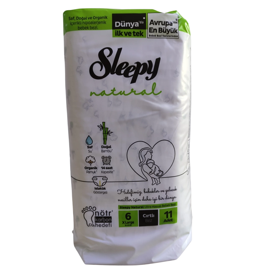 Sleepy Natural Xlarge 6 Bebek Bezi 11 Li