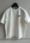 Beyaz Kabartma Baskılı Marka Premium Yüksek Kalite Oversize T-Shirt