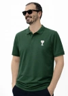 Yeşil Premium %100 Pamuklu Polo Yaka T-Shirt