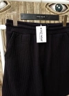 Siyah Raşel Nefes Alan Kumaş Cepli Beli Lastikli Erkek Şort