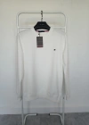 T.Hilfiger Beyaz Küçük Nakış Logo Detaylı Premium %100 Pamuklu Kumaş Uzun Kollu Sweat