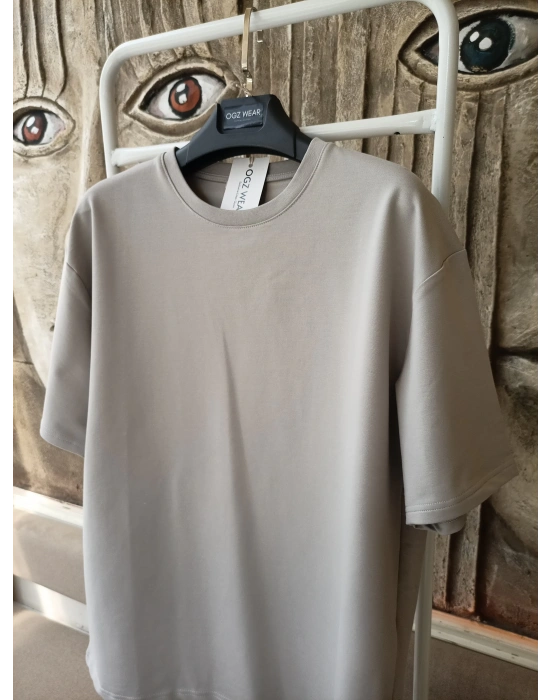 Antrasit Basic Premium Oversize T-Shirt