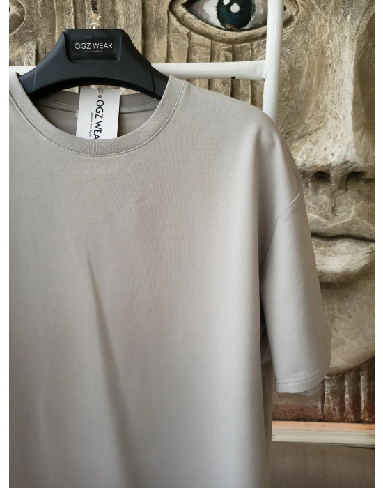 Antrasit Basic Premium Oversize T-Shirt