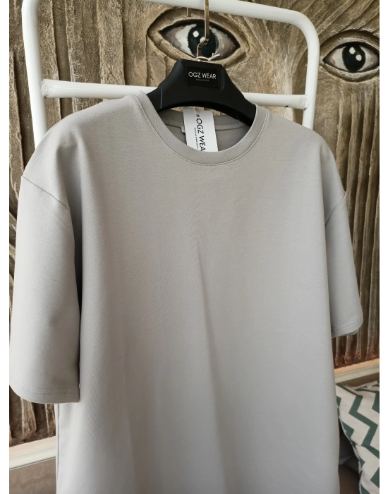 Antrasit Basic Premium Oversize T-Shirt