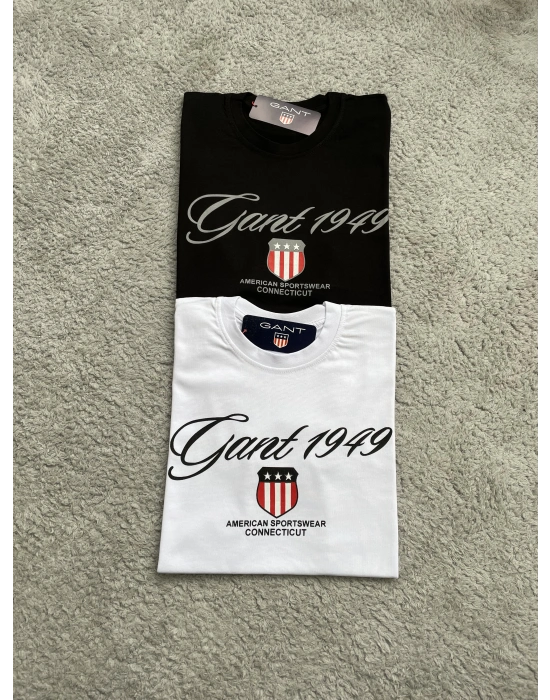 Beyaz Premium %100 Pamuklu Bisiklet Yaka T-Shirt