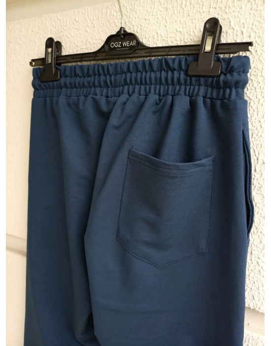 Mavi Premium İki İplik Eşofman Altı