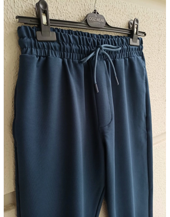 Mavi Premium İki İplik Eşofman Altı