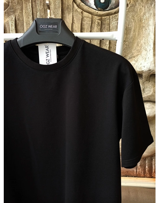 Siyah Basic Premium Oversize T-Shirt