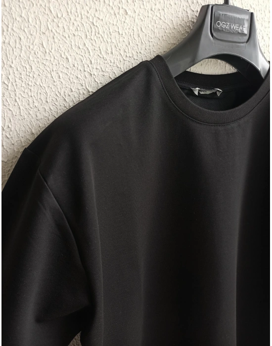 Siyah Basic Premium Oversize T-Shirt
