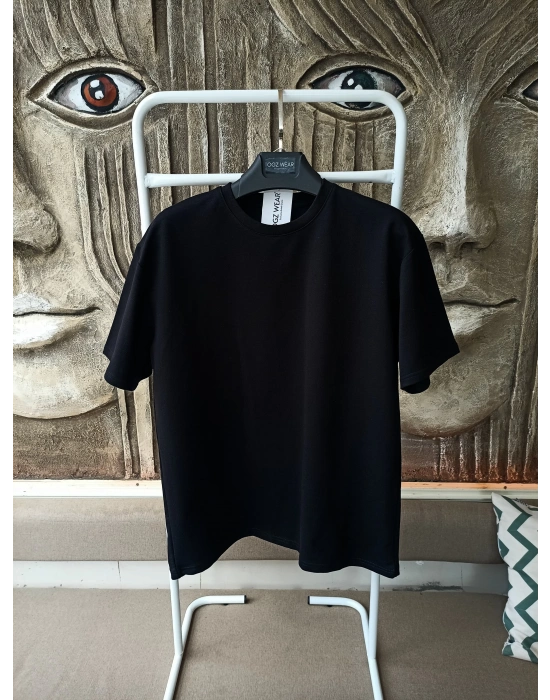 Siyah Basic Premium Oversize T-Shirt