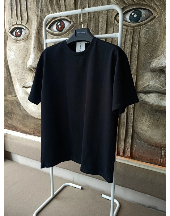 Siyah Basic Premium Oversize T-Shirt