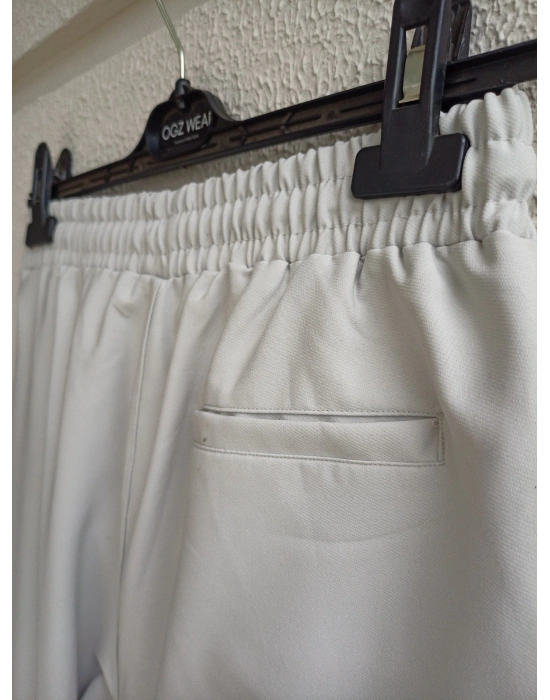 Taş Premium Double Kumaş Likralı Esnek Duble Paça Jogger Pantolon