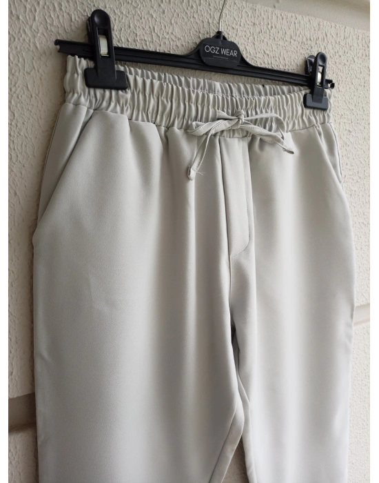 Taş Premium Double Kumaş Likralı Esnek Duble Paça Jogger Pantolon